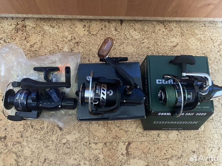 Катушки рыболовные новые