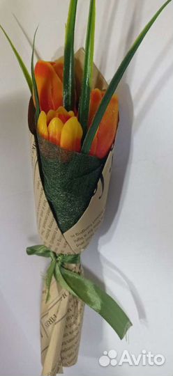 Букет цветов из мыла