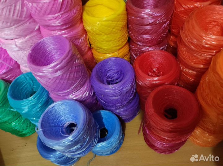 Пряжа для вязания мочалок
