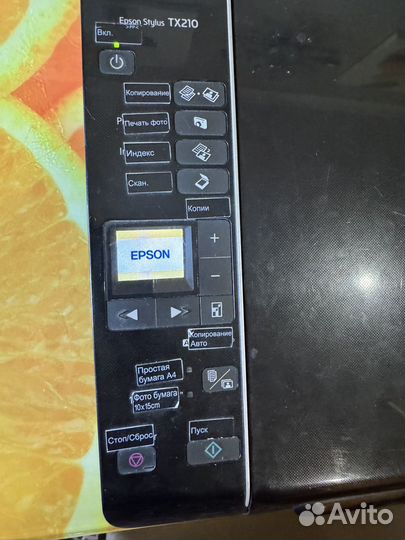 Струйный принтер Epson stylus tx210