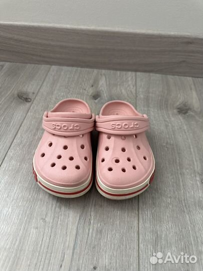 Crocs сабо с8 розовые