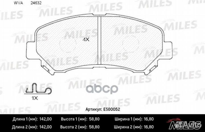 Колодки тормозные nissan qashqai 1.6/2.0 07/X