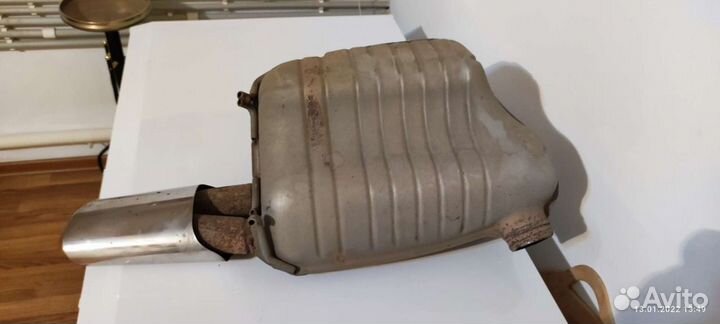 Задний бачок глушителя mercedes c-class w204