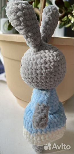 Мягкая игрушка заяц ручная работа