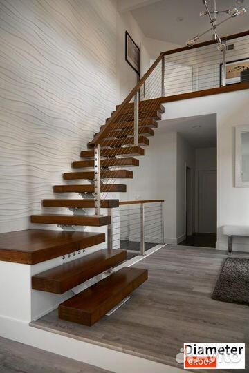 Изготовление межэтажной лестницы с площадкой