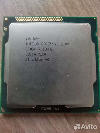Процессор Intel Core i3-2100/3 мб/3,10