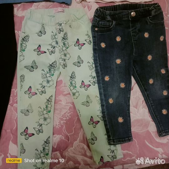 Вещи пакетом на девочку 80-98