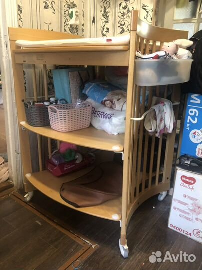 Пеленальный столик stokke care из бука