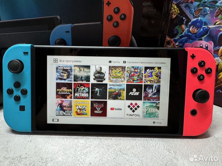 Прошитый Nintendo Switch 256Gb