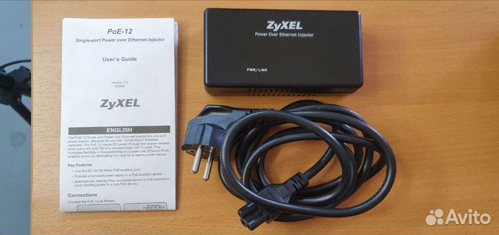 Инжектор zyxel poe-12