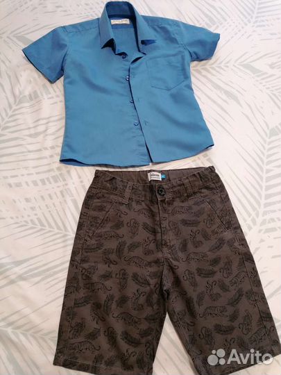 Шорты, рубашки для мальчика 116 р