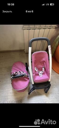 Коляска для кукол smoby