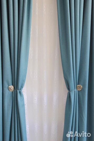 Шторы готовые рогожка