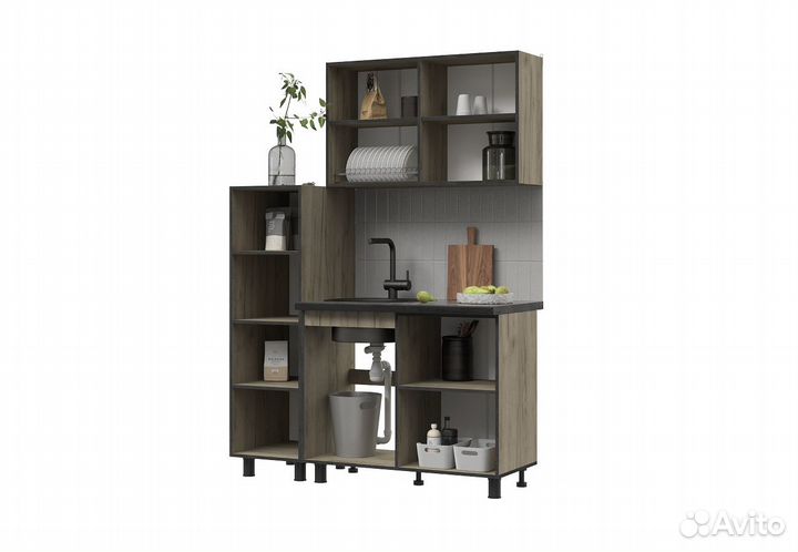 Кухня с пеналом 