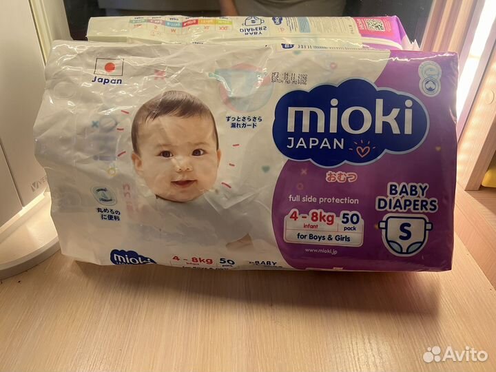 Японские подгузники Mioki 27 шт