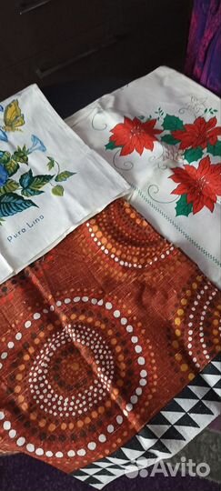 Полотенца льняные