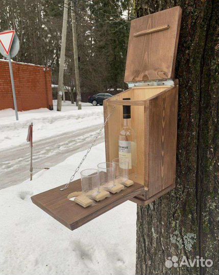 Мужской тайник скворечник кормушка дупло