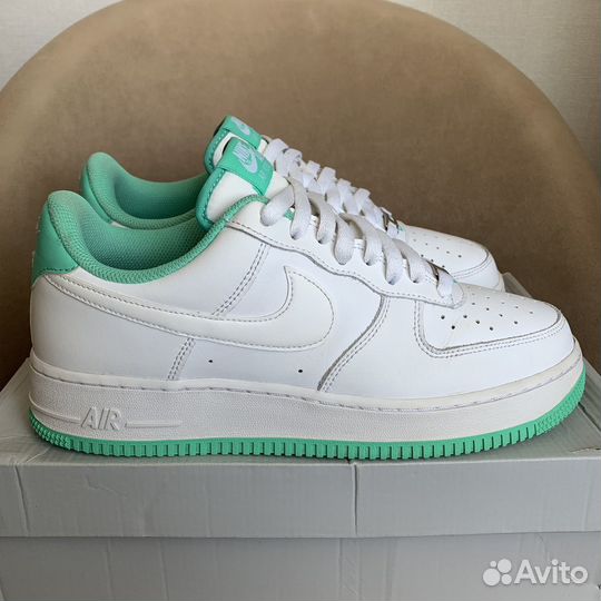 Кроссовки Nike Air Force 1'07 White Mint Оригинал