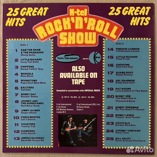 Сборник Rock'N'Roll Show (Финляндия 1977г.)