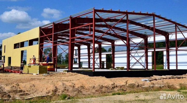 Продажа скотобоен каркасных под ключ, арт:Ira-1434