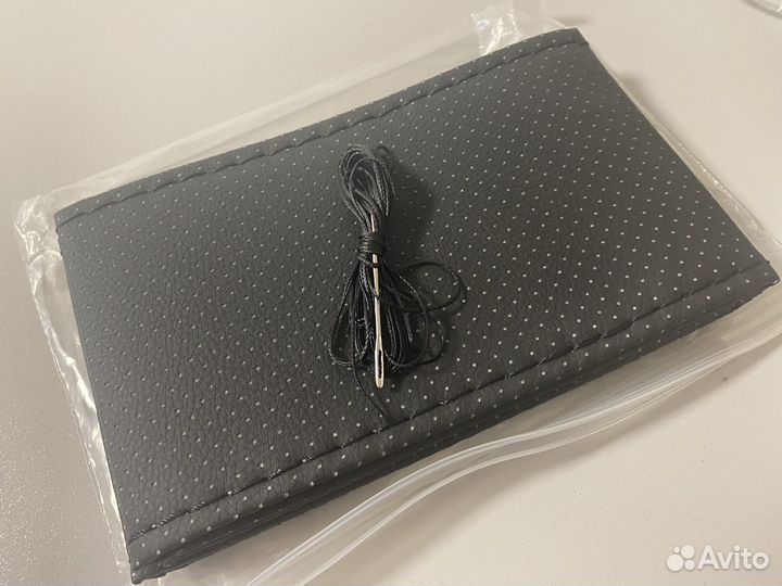 Оплетка на руль со шнуровкой