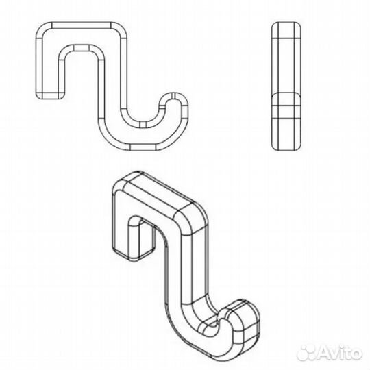 IKEA skadis mini крючок 10 шт в комплекте