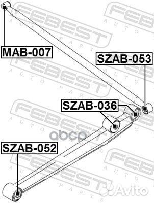 Сайлентблок передний нижнего рычага подвески