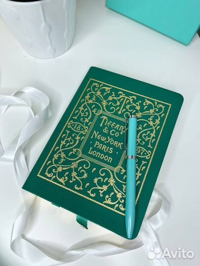 Блокнот ежедневник Tiffany & Co с ручкой