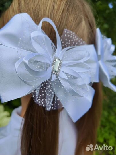 Бантики ручной работы. Цена за 2 шт