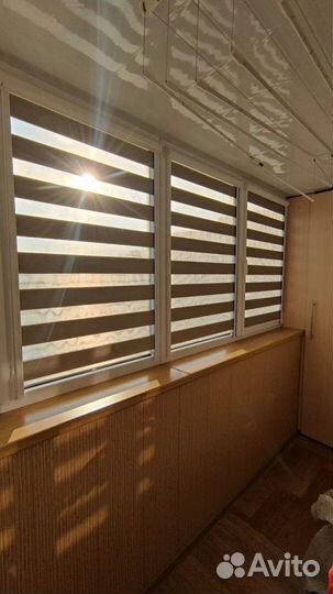 Жалюзи рулонные шторы зебра