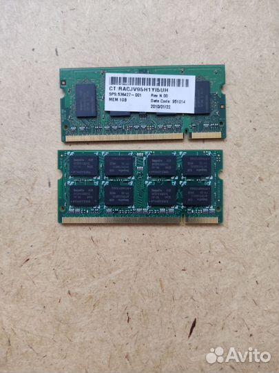 Оперативная память DDR2 пк и DDR2 для ноутбука