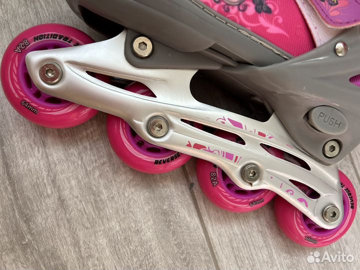 Роликовые коньки и защита