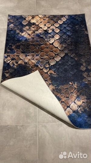 Новый безворсовый ковёр 140х200, Турция