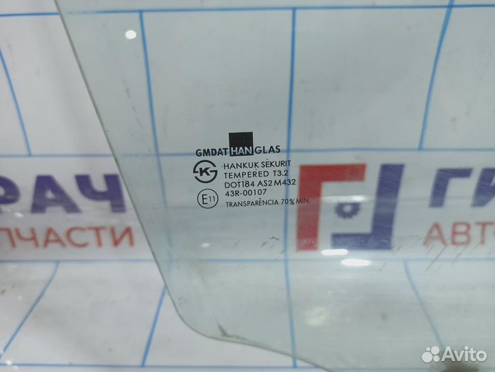 Стекло двери передней правой Chevrolet Aveo (T250)