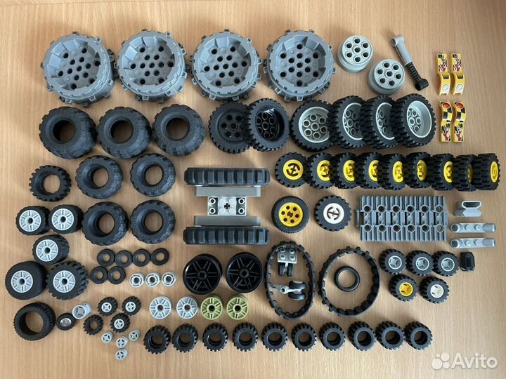 Lego Лего колеса, шины, детали техник и пластины