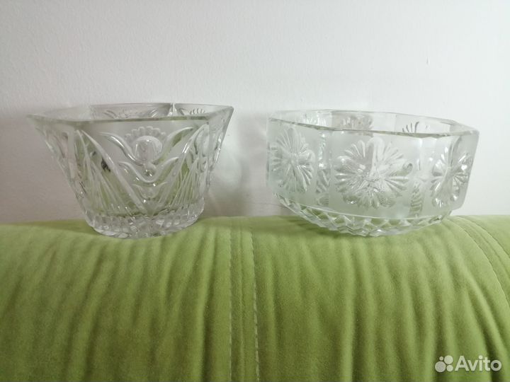 Хрустальные / стеклянные вазы. Кувшины