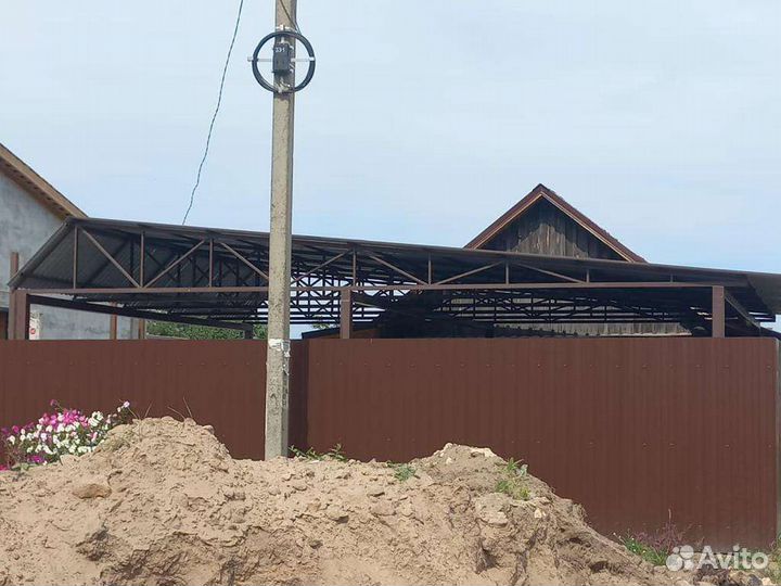 Заборы,Навесы,Крыши,Полы