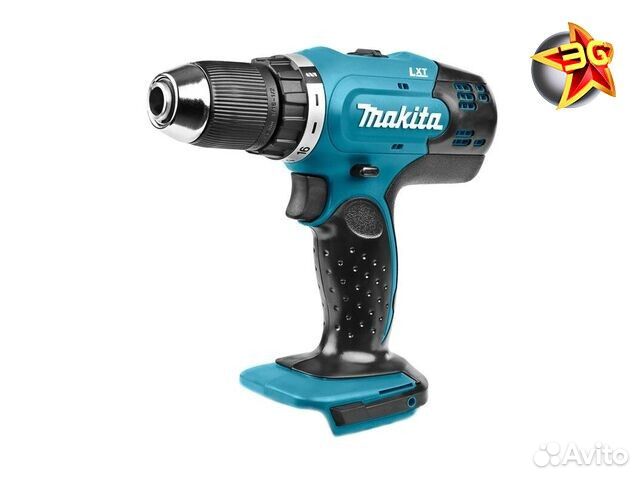 Аккумуляторная дрель-шуруповерт Makita LXT DDF453RFE