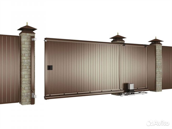 Ворота из металла 