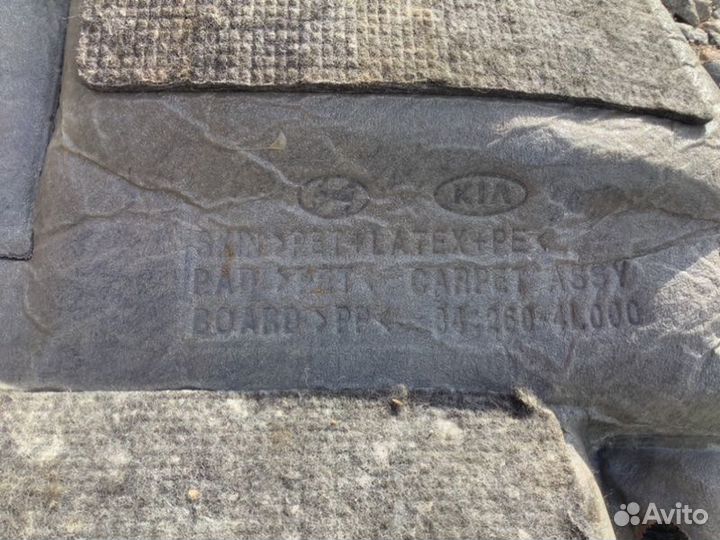 Покрытие напольное (ковролин) Hyundai Solaris 2013