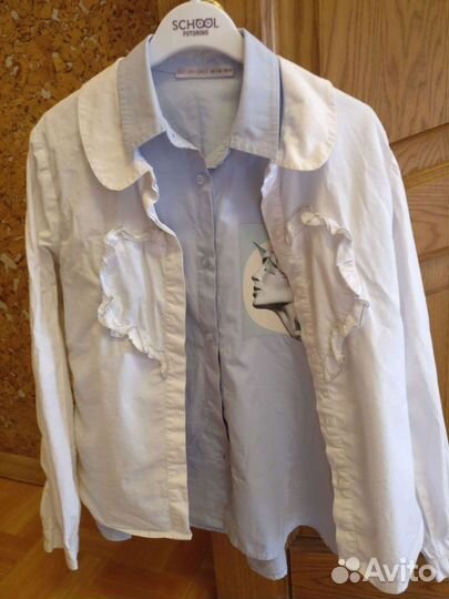 Блузки школьные на девочку рост 146-152 см