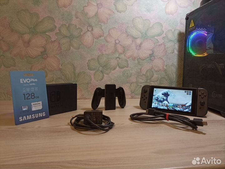 Nintendo switch прошитая + игры