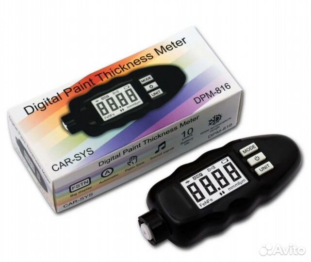 Толщиномер CarSys 8 1 6 Pro (черный)