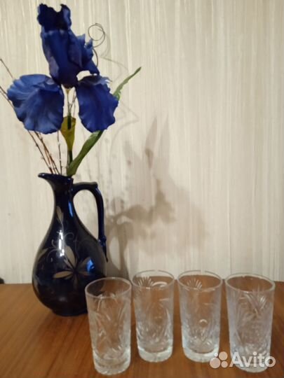 Наборы стаканов хрусталь СССР
