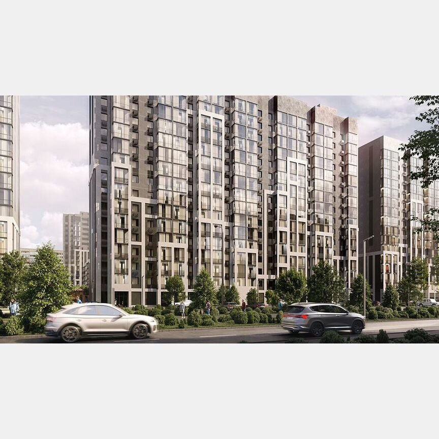 3-к. квартира, 76,7 м², 6/15 эт.