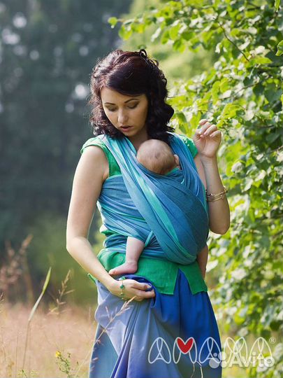 Новый длинный слинг-шарф Амама 4,70 м