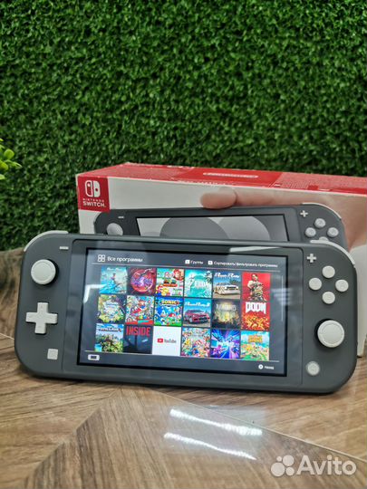 Nintendo switch lite 128 гб+игры чип