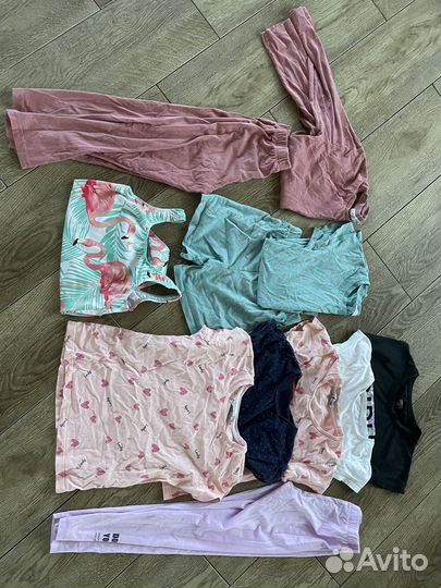 Пакет одежды для девочки рост 128