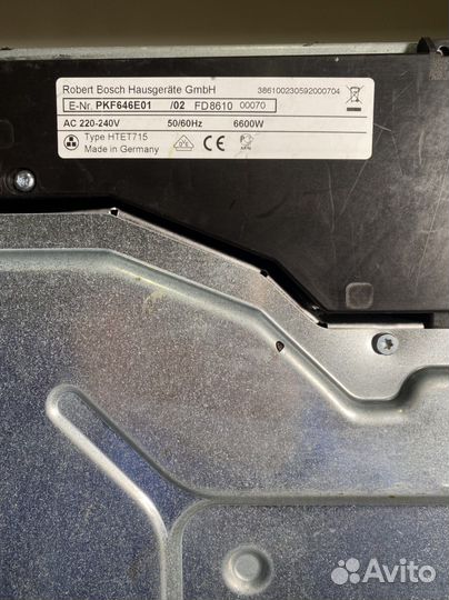 Плитка электрическая/ панель варочная