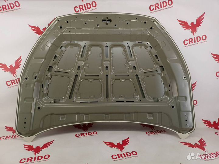 Капот JAC J7 в зеленом транспортировочном грунте